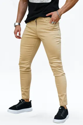 Men's Khaki Skinny Jean