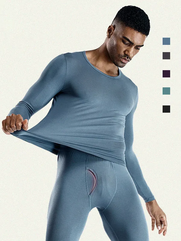 Men's Ultra Soft Base Layer Thermal Underwear Set