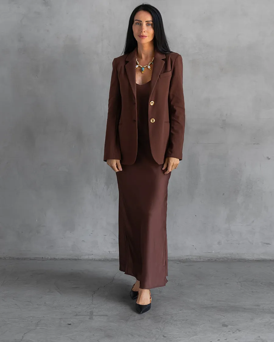 Morrison Interlock Blazer Espresso