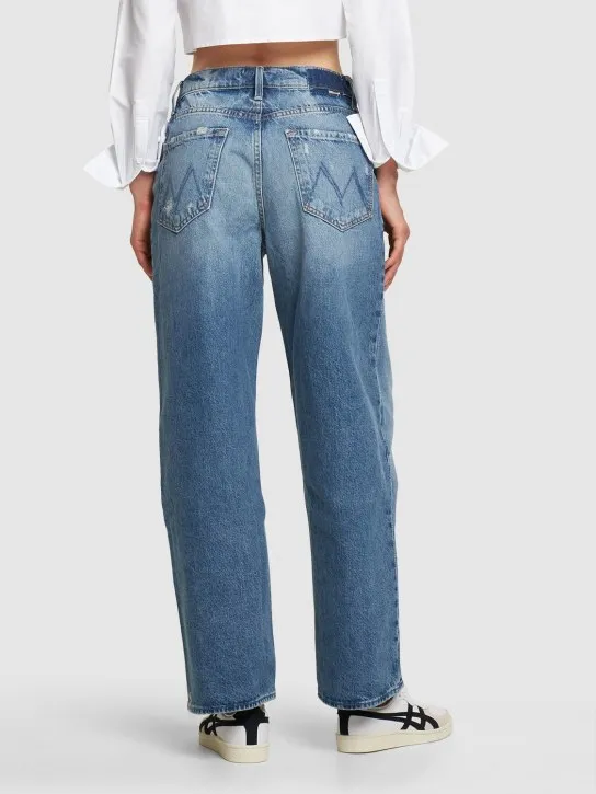 Mother   Spinner Skimp high waisted wide jeans 