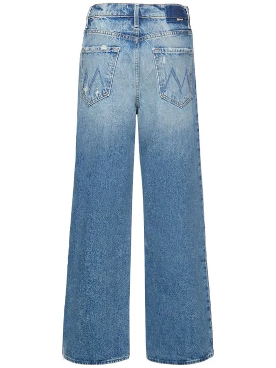 Mother   Spinner Skimp high waisted wide jeans 