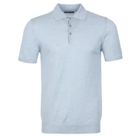 Oliver Sweeney Covehithe Polo Knitwear in Light Blue