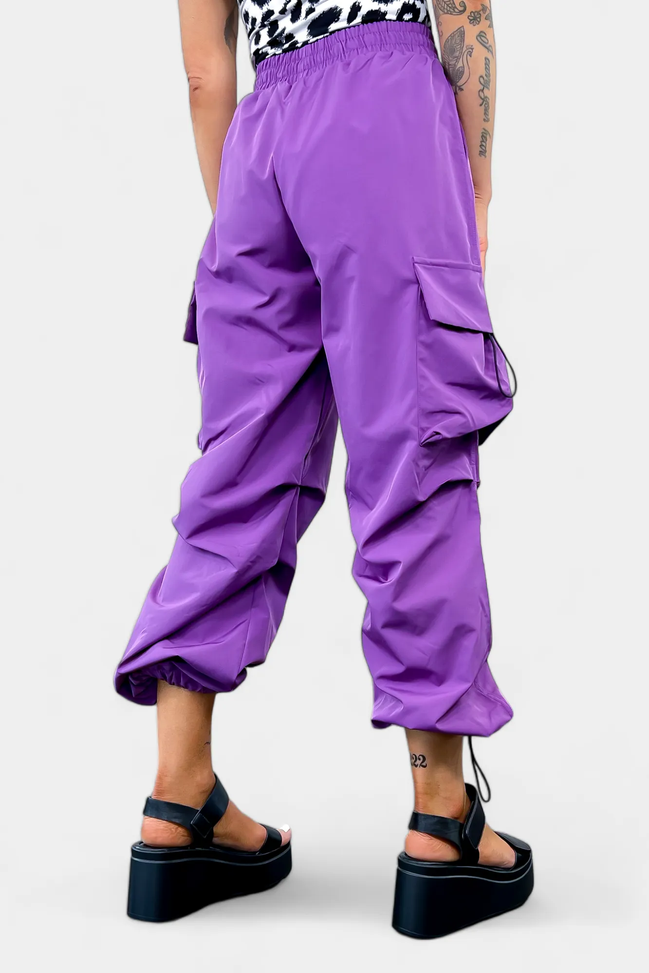 Parachute Cargo Jogger Pants