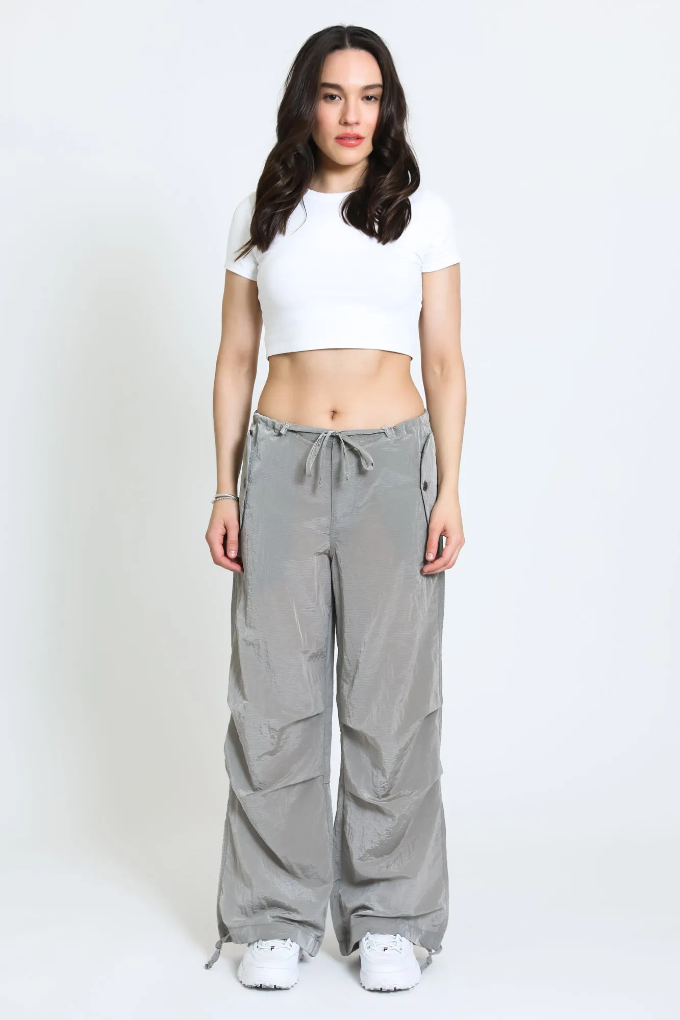 PARACHUTE PANT - SILVER