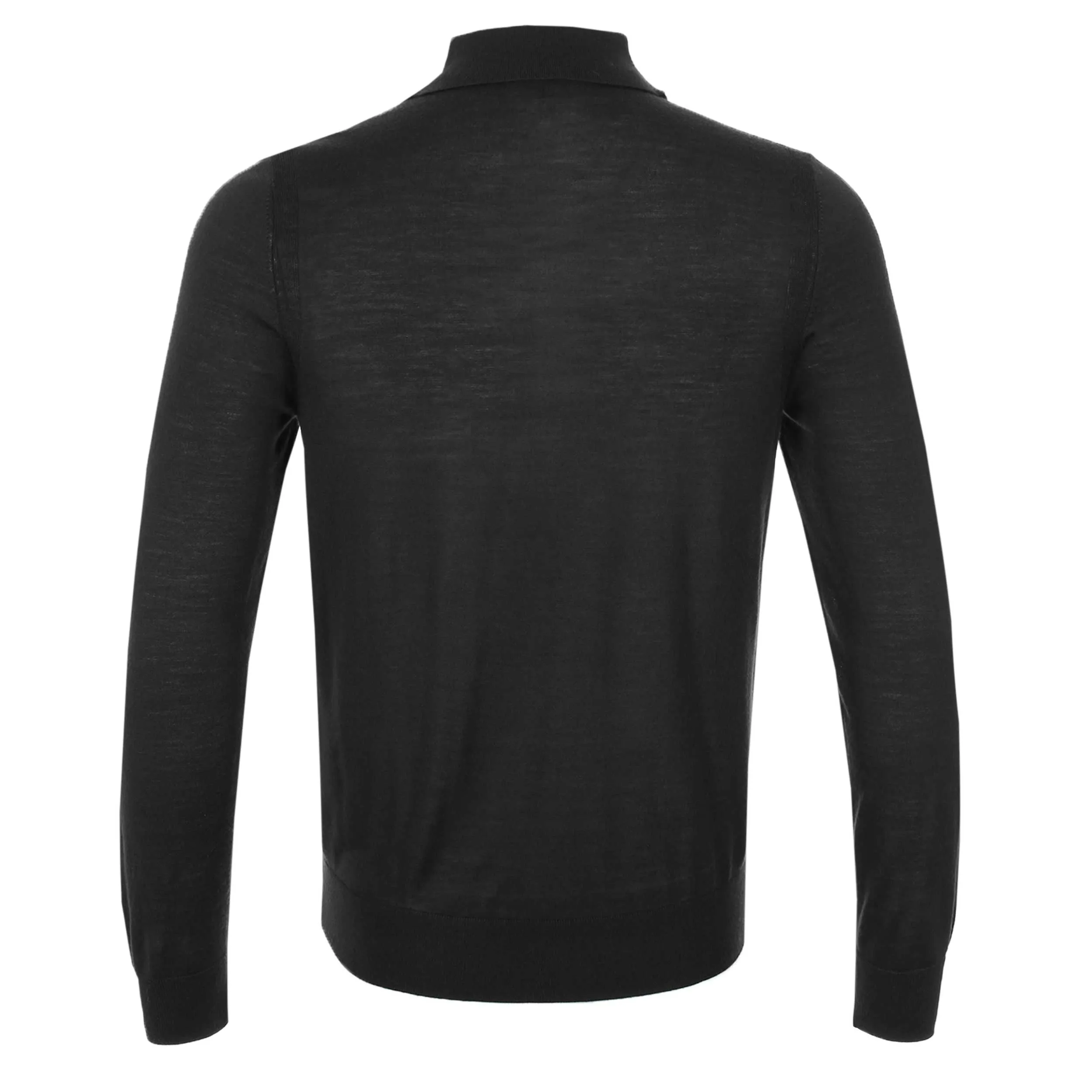 Paul Smith Sweater LS Polo in Black