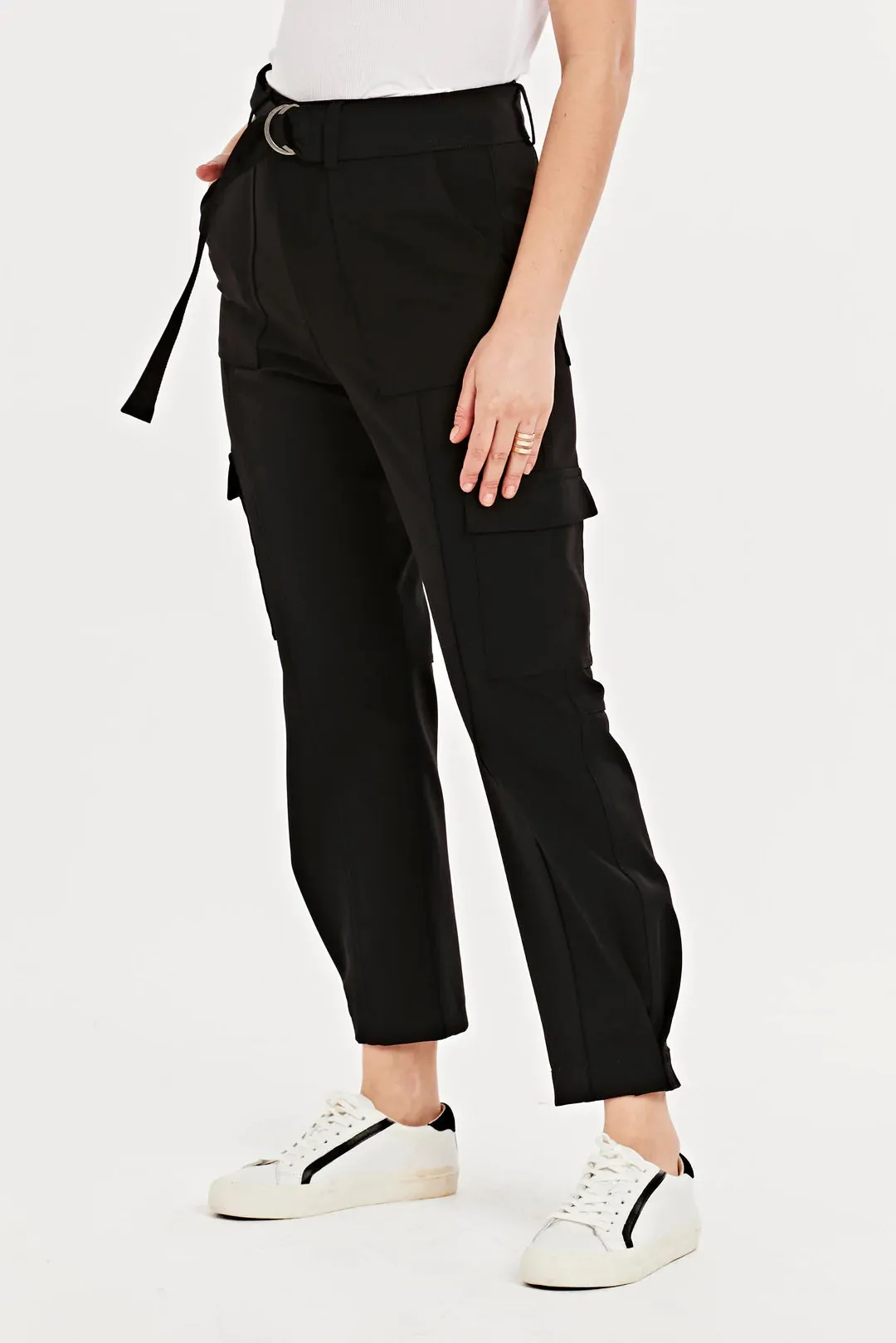 Penelope Black Cargo Pants