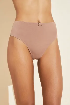 Pima Stretch Cotton Highwaist Brief