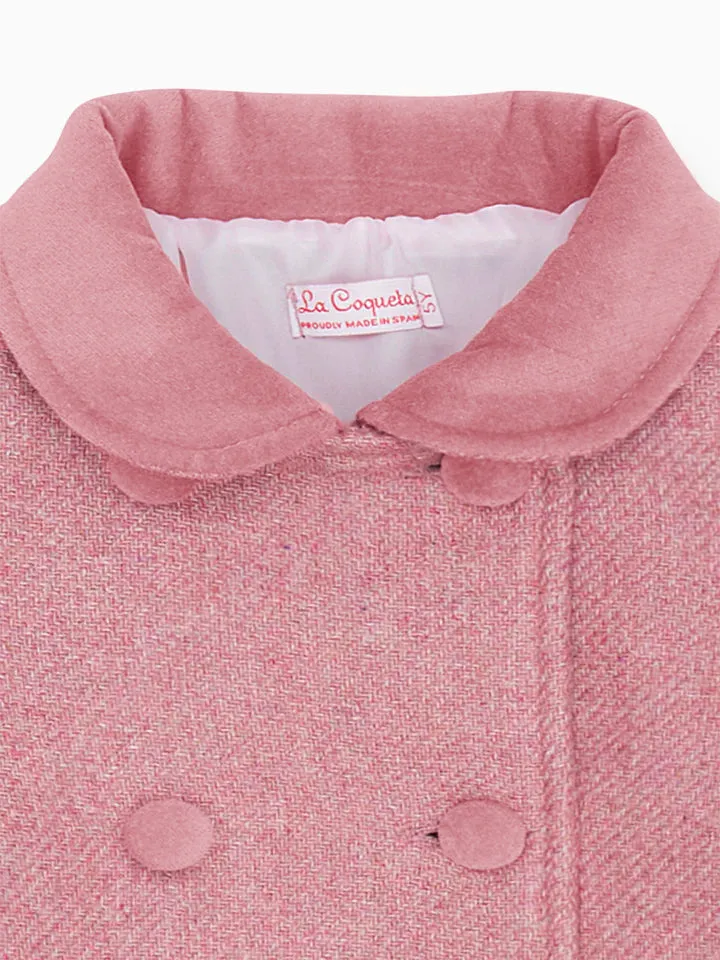 Pink Arrieta Girl Coat