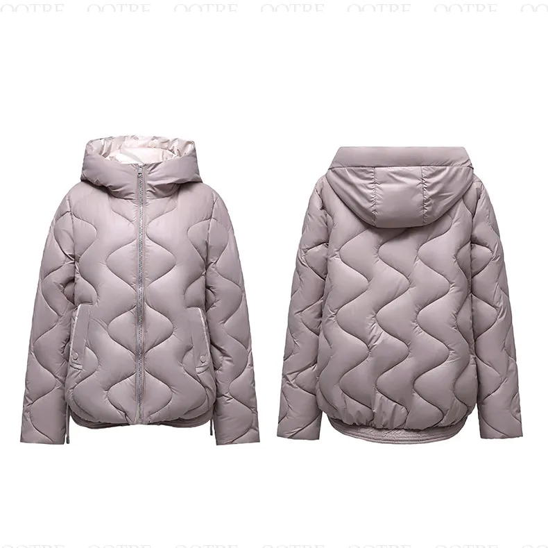 Quilted Cropped Hooded Puffer Jacket