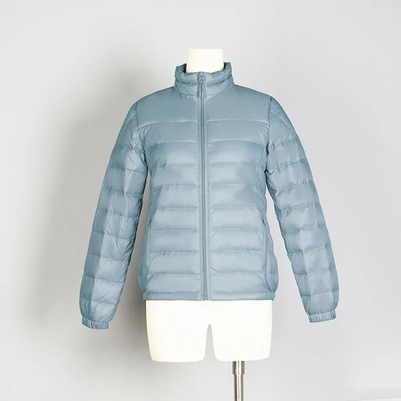 Quilted Cropped Lightweight Down Jacket