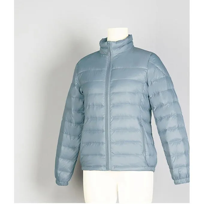 Quilted Cropped Lightweight Down Jacket