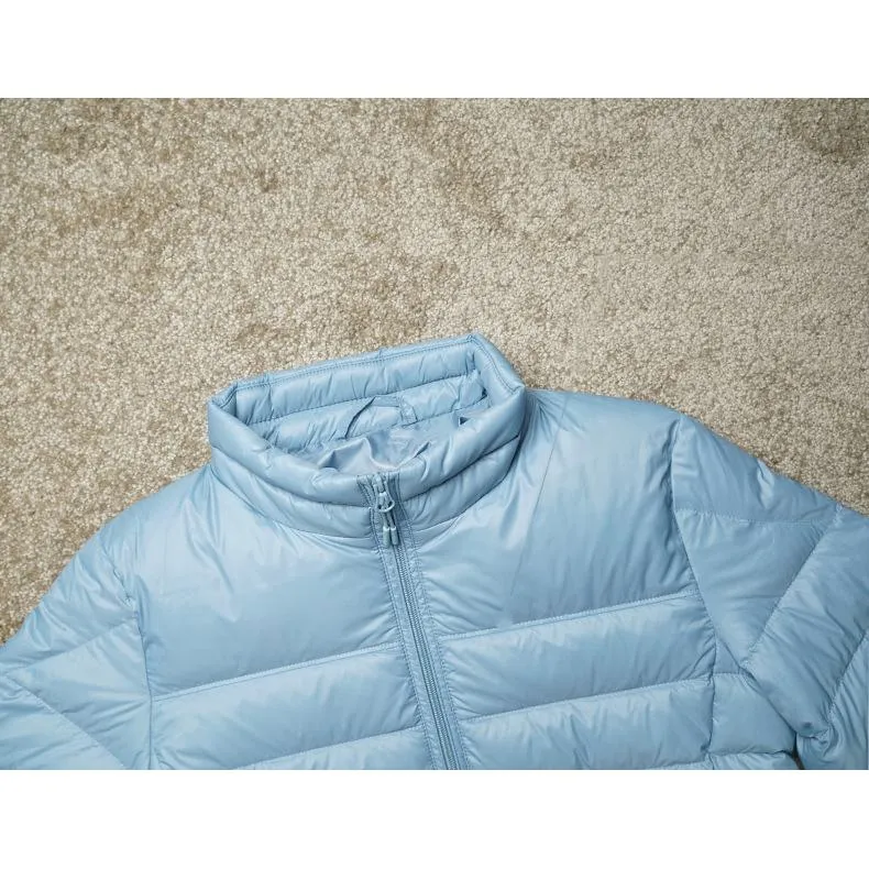 Quilted Cropped Lightweight Down Jacket