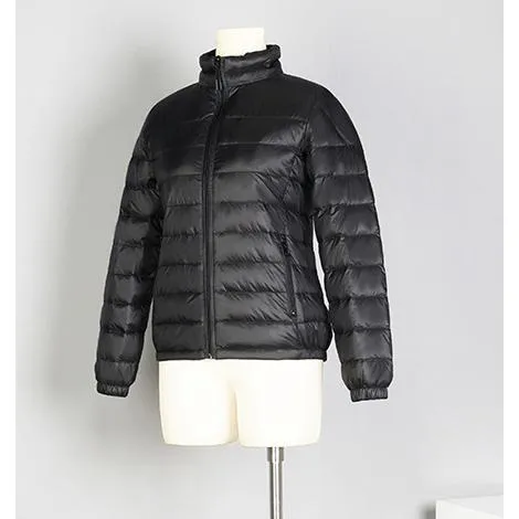 Quilted Cropped Lightweight Down Jacket