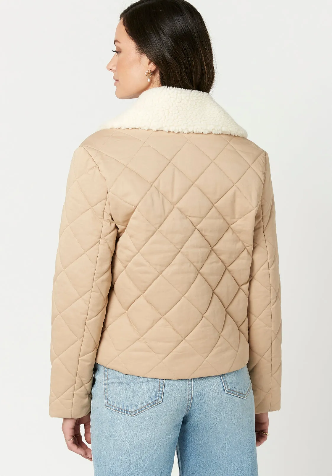 Quilted Sherpa Clementine Jacket - JK0522F