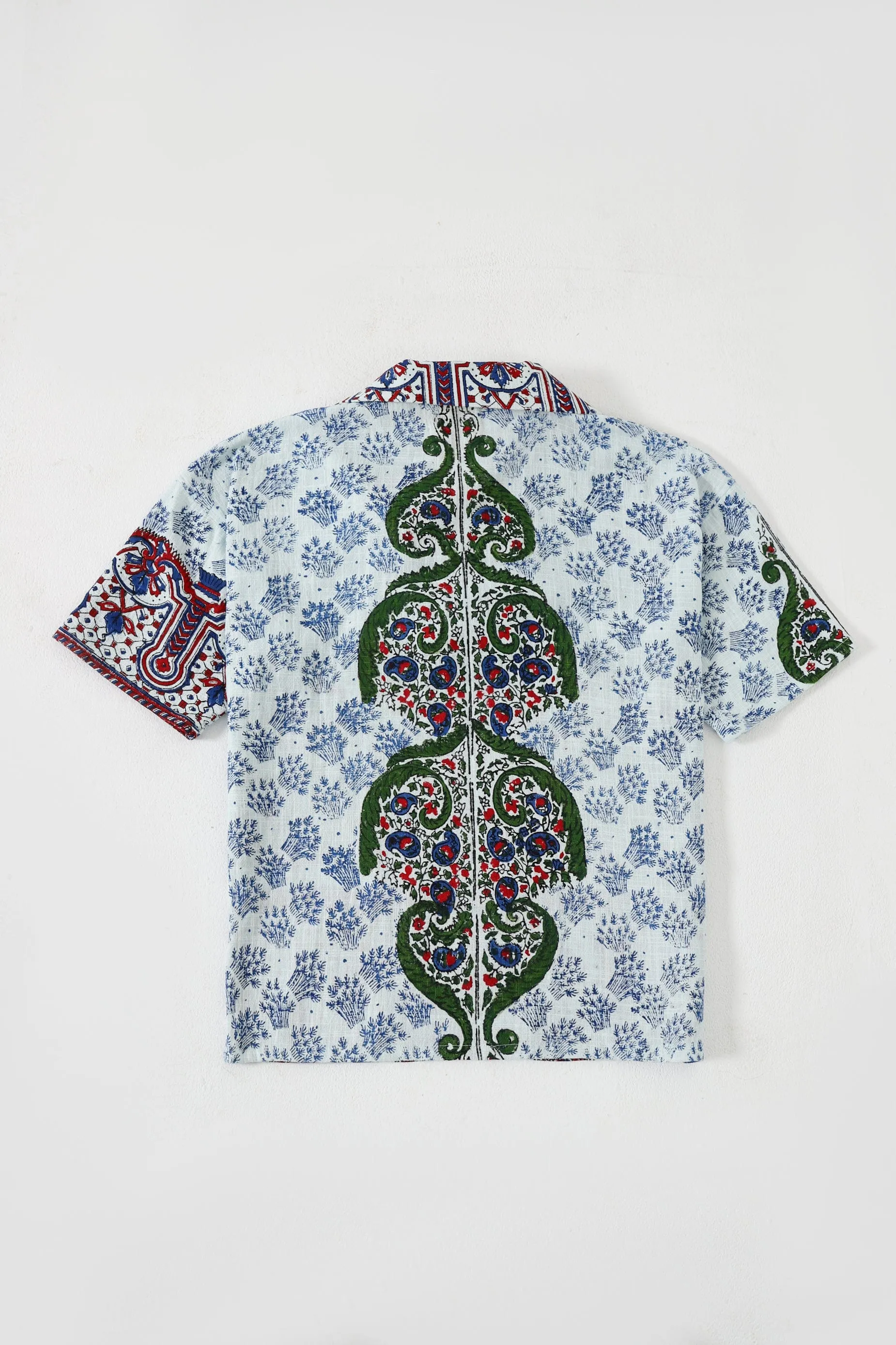 "KAHANI" HAND BLOCK PRINTED POLO SHIRT