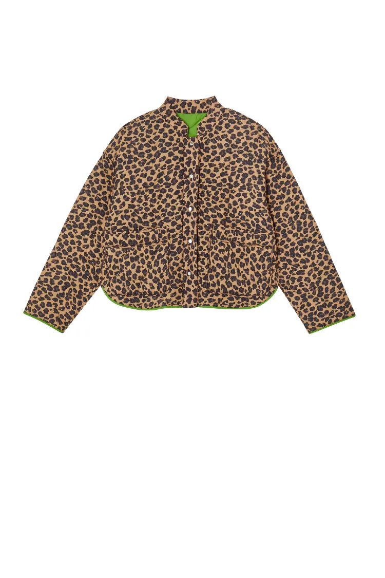 Reversible Wild Jungle Quilted Jacket