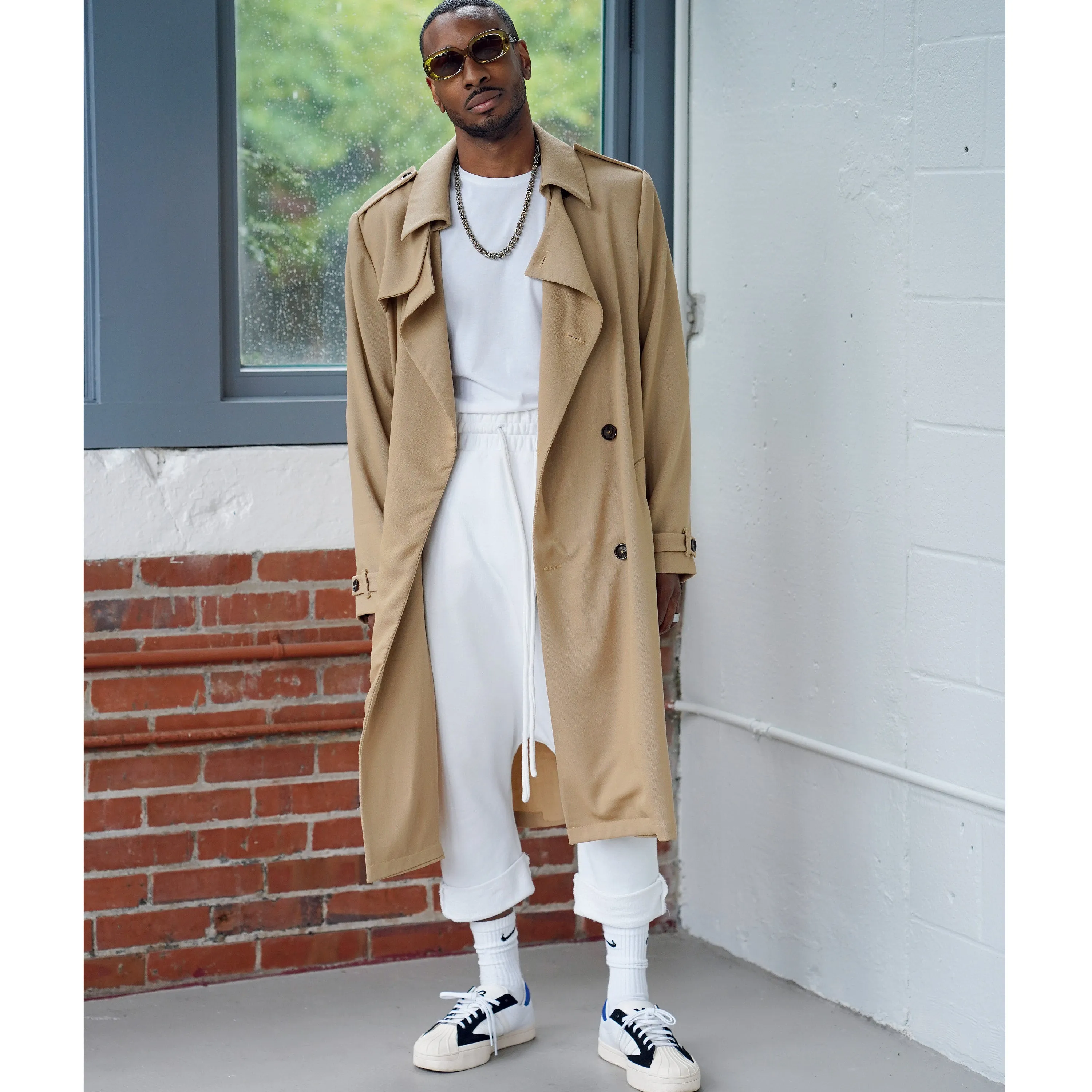 Simplicity Sewing Pattern S9389 Men's Trench Coat in Two Lengths