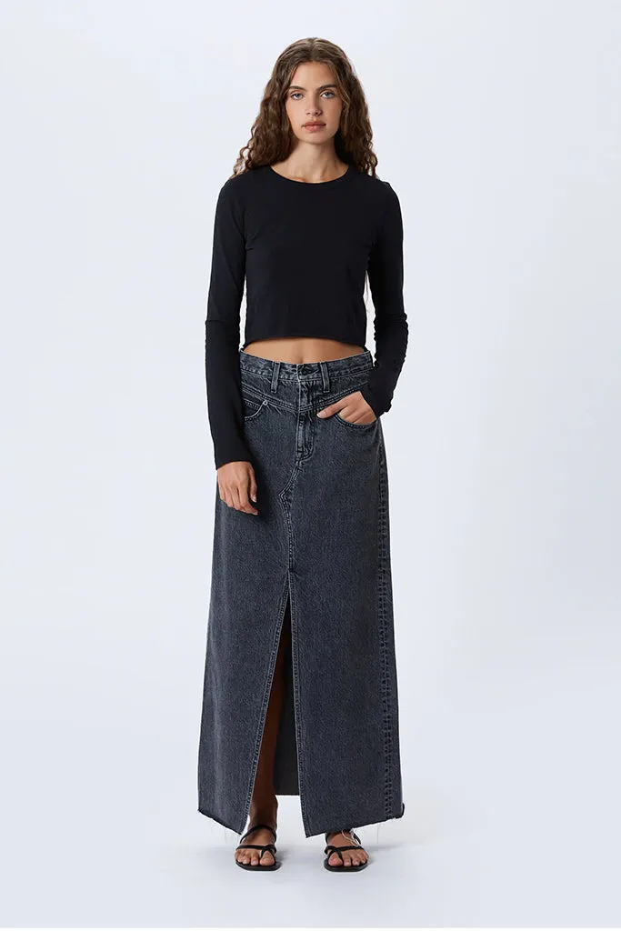 SLVRLAKE - Dallas Double Yoke Maxi Skirt - Last Stand