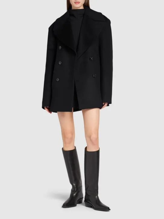 Sportmax   Orchis double breast wool short coat 