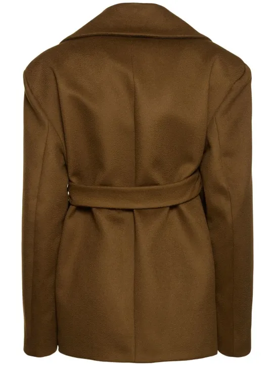 Sportmax   Orchis double breast wool short coat 