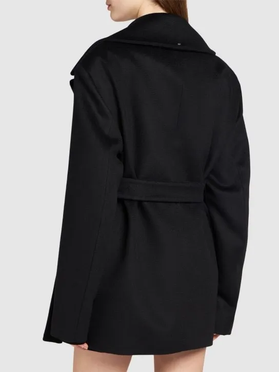 Sportmax   Orchis double breast wool short coat 