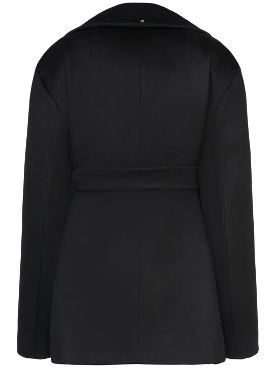 Sportmax   Orchis double breast wool short coat 