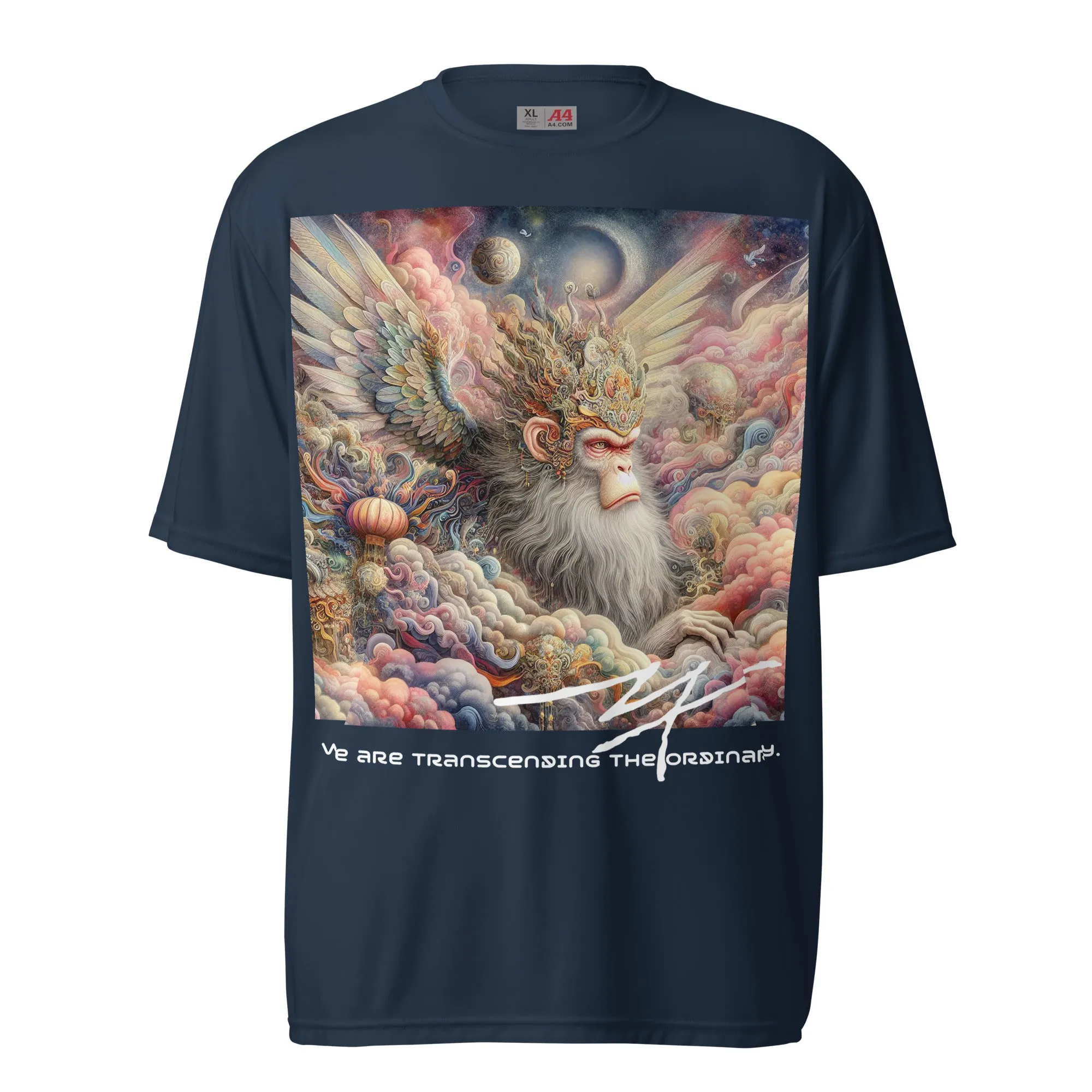 Surreal Monkey King performance crew neck t-shirt