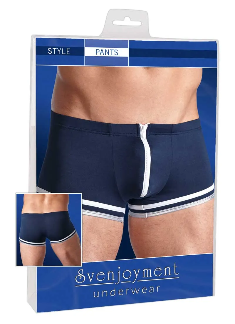 Svenjoyment Sailor Zipper Boxer Brief Underwear Blue 2131960 Size M