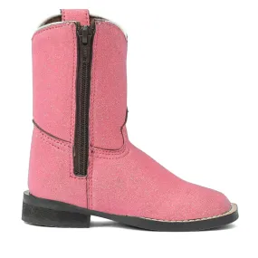 TuffRider Toddler Pink Glitter Western Boot