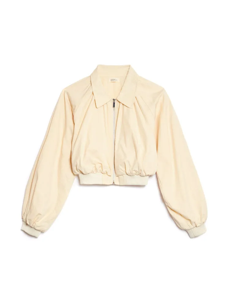 Vanessa Cropped Bomber Jacket