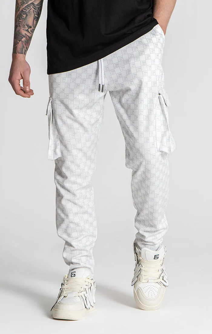 White Clone Cargo Pants