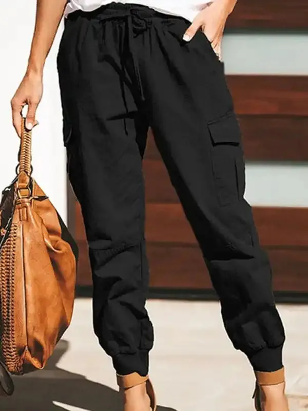 Women’s Solid Color Cutest Cargo Pants