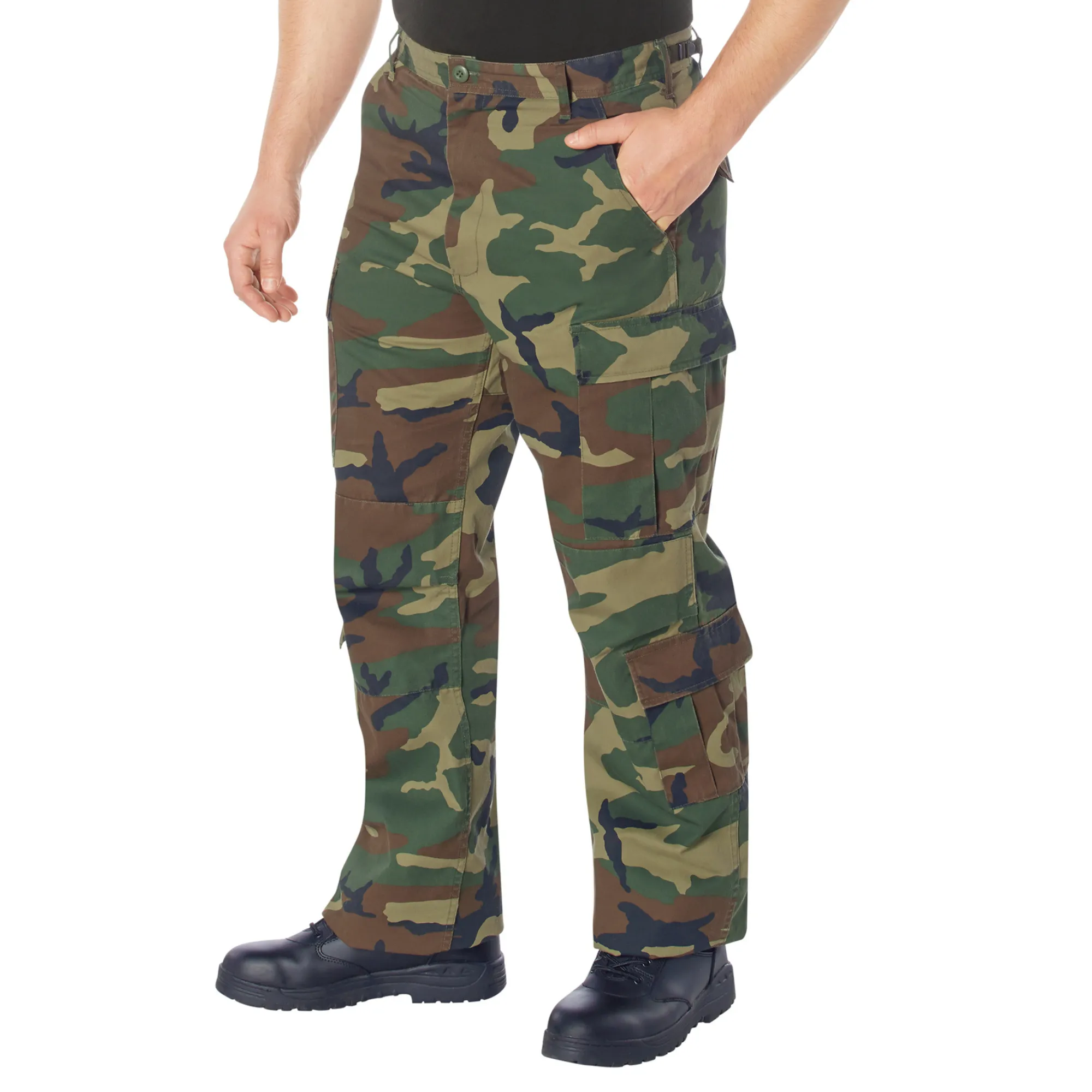 Woodland Camouflage - Military Vintage Paratrooper Fatigues