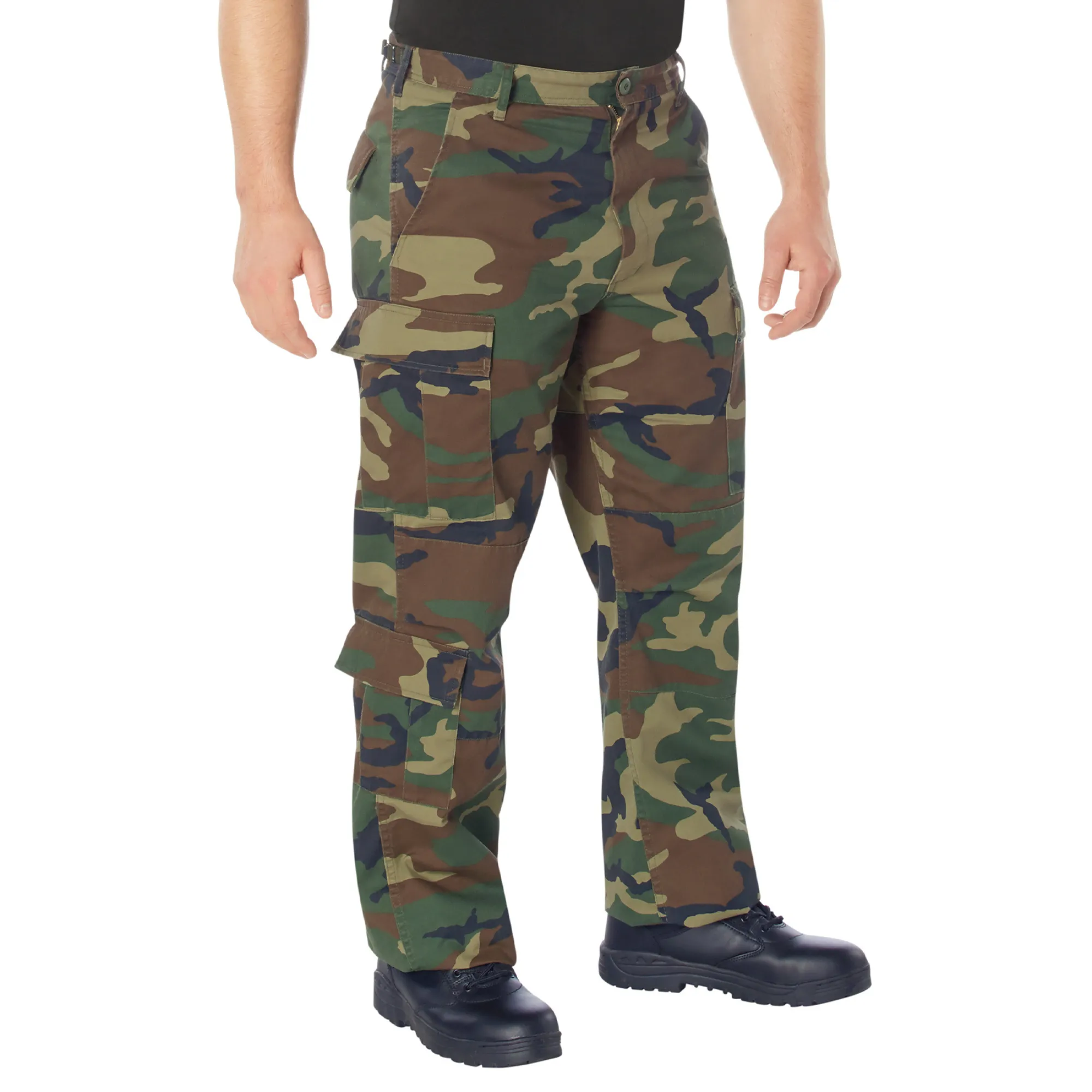 Woodland Camouflage - Military Vintage Paratrooper Fatigues